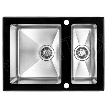 Кухонная мойка ZorG GS 6750-2 black
