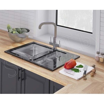 Кухонная мойка ZorG GS 7850-2 black