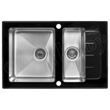 Кухонная мойка ZorG GS 7850-2 black