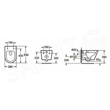 Комплект инсталляции 6 в 1 Lavinia Boho Smart V-Clean Multi 3940006R