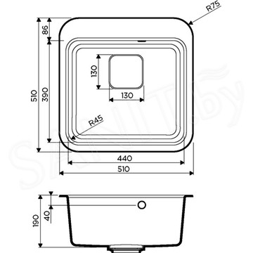 Кухонная мойка Omoikiri Tasogare 51