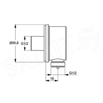 Душевая система Ideal Standard Ceraflex 4 in 1 BC447AA встраиваемая