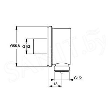 Душевая система Ideal Standard Ceraflex 4 in 1 BC447AA встраиваемая