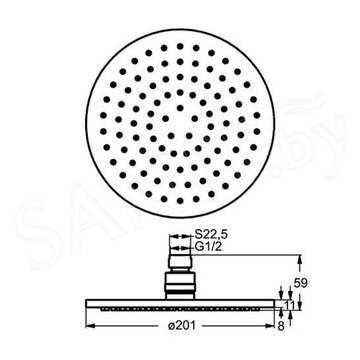 Душевая система Ideal Standard Ceraflex 4 in 1 BC447AA встраиваемая