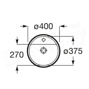 Умывальник Roca Gap A3270MK000