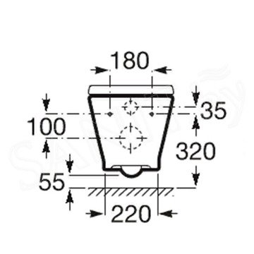 Подвесной унитаз Roca Gap Round A3460NL000 безободковый