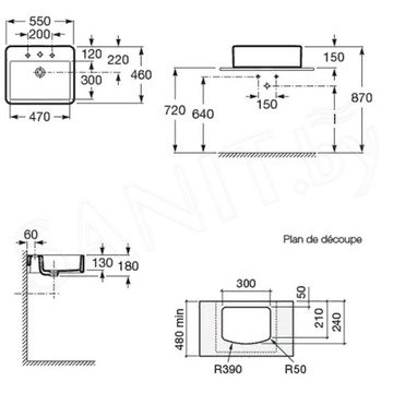 Умывальник Roca Element 327576000