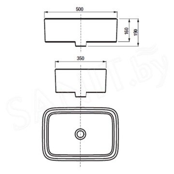 Умывальник Roca Mila 32700B000