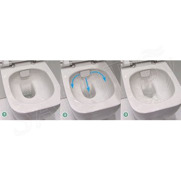 Напольный унитаз Vitra D-Light Rim-ex 9014B003-7209 (сиденье Soft Close)