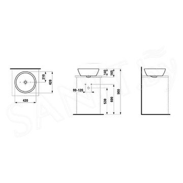 Умывальник Laufen Pro B 812962