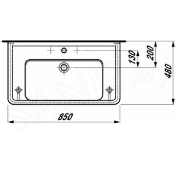 Умывальник Laufen Pro A 813956