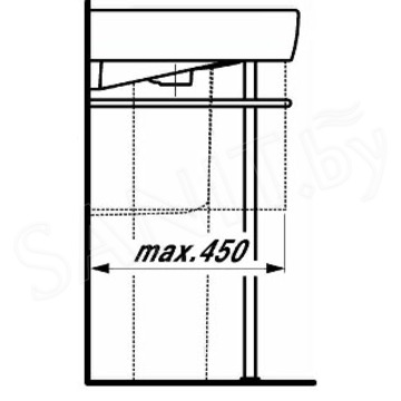 Умывальник Laufen Pro A 813956