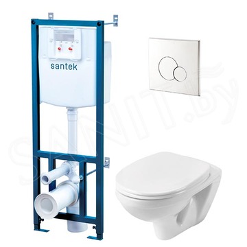 Комплект инсталляции с унитазом Santek Бореаль Пэк 1WH302464