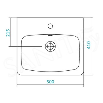 Умывальник Santek Нео 50 / 60