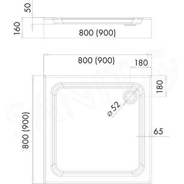 Душевой поддон iRegio LDBR320 / LDBR321 / LDBR2162