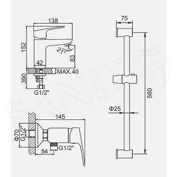 Набор смесителей Ledeme L9020