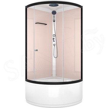 Душевая кабина Domani-Spa Simple high pink capuchino