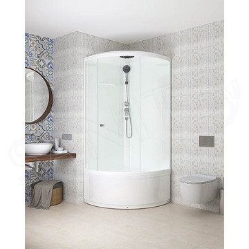 Душевая кабина Domani-Spa Simple high белая