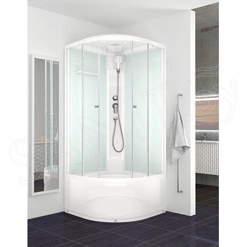 Душевая кабина Domani-Spa Delight 99 high белая матовая