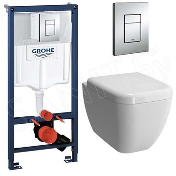 Комплект инсталляции Grohe Rapid SL 38772001 с подвесным унитазом Vitra Shift Rim-ex