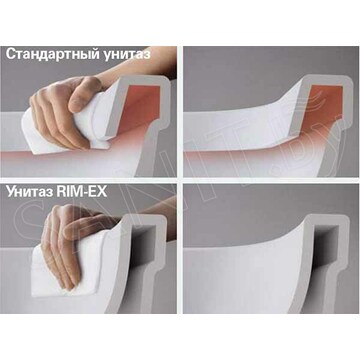 Комплект инсталляции Berges Novum 525 c кнопкой L3 и подвесным унитазом Vitra Integra Rim-ex