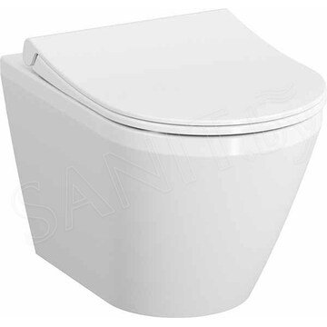 Комплект инсталляции Berges Novum 525 c кнопкой L3 и подвесным унитазом Vitra Integra Rim-ex