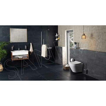 Комплект инсталляции Berges Novum 525 c кнопкой L3 и подвесным унитазом Vitra Integra Rim-ex