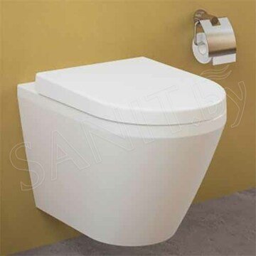 Комплект инсталляции Berges Novum 525 c кнопкой L3 и подвесным унитазом Vitra Integra Rim-ex
