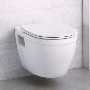 Комплект инсталляции Berges Novum 525 c кнопкой L3 и подвесным унитазом BelBagno Loto
