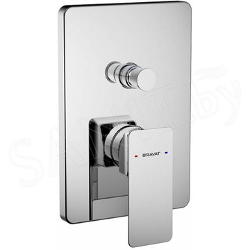 Смеситель скрытого монтажа Bravat Phillis PB856101CP-2-ENG (2 функции)