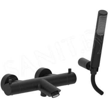 Смеситель для ванны Paffoni Light LIQ023NO / LIQ023ST термостатический