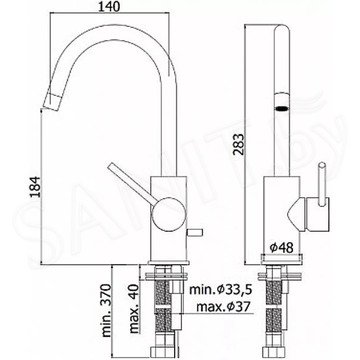 Смеситель для умывальника Paffoni Light LIG078NO