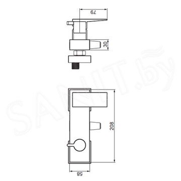 Душевая система Omnires Parma PM7444GR