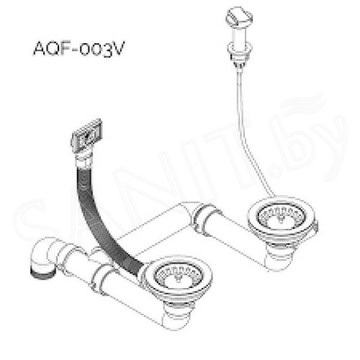 Кухонная мойка AquaSanita Tesa SQT150