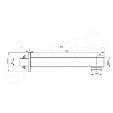 Излив Deante Cascada NAC 082K