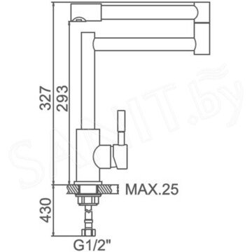 Смеситель для кухонной мойки Ledeme L74005