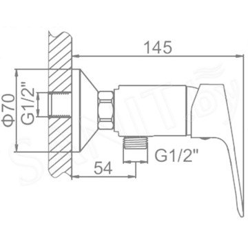 Смеситель для биде Ledeme L5249