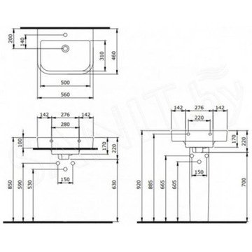 Умывальник Bocchi Vessel Basin 1175-061-0126