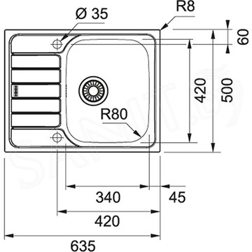 Кухонная мойка Franke Spark SKX / SKL / SKN 611-63