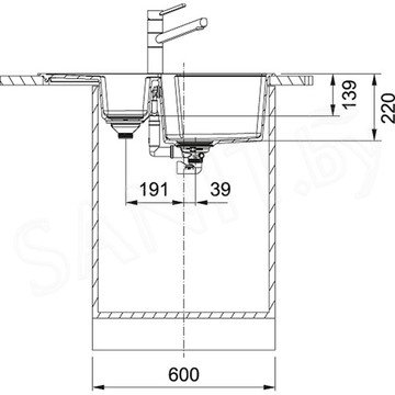 Кухонная мойка Franke Urban UBG 651-78 Fragranite