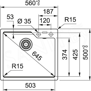 Кухонная мойка Franke Urban UBG 610-56 Fragranite