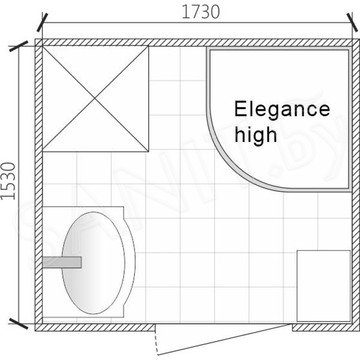 Душевая кабина Domani-Spa Elegance high