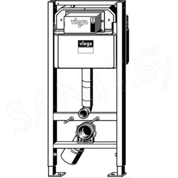 Инсталляция для унитаза Viega Prevista Dry 8524