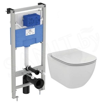 Комплект инсталляции Ideal Standard Prosys Frame 120 M с подвесным унитазом Tesi AquaBlade