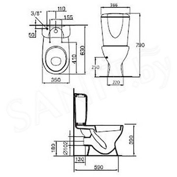 Напольный унитаз Ideal Standard Ecco New