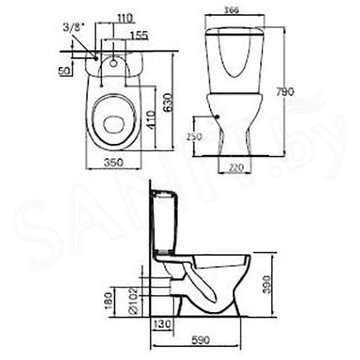 Напольный унитаз Ideal Standard Ecco New
