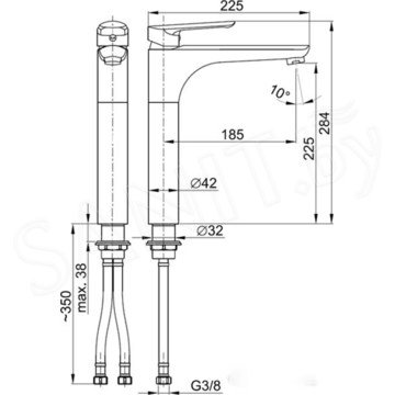 Смеситель для умывальника Armatura Tanzanit 5022-712-00