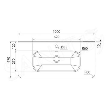 Тумба под умывальник Iddis Edifice EDI10W1i95K