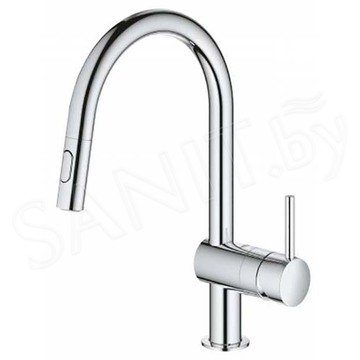 Смеситель для кухонной мойки Grohe Minta 32321002 / 32321DC2 с выдвижным изливом