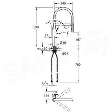 Смеситель для кухонной мойки Grohe Essence 30294000 / 30294DC0